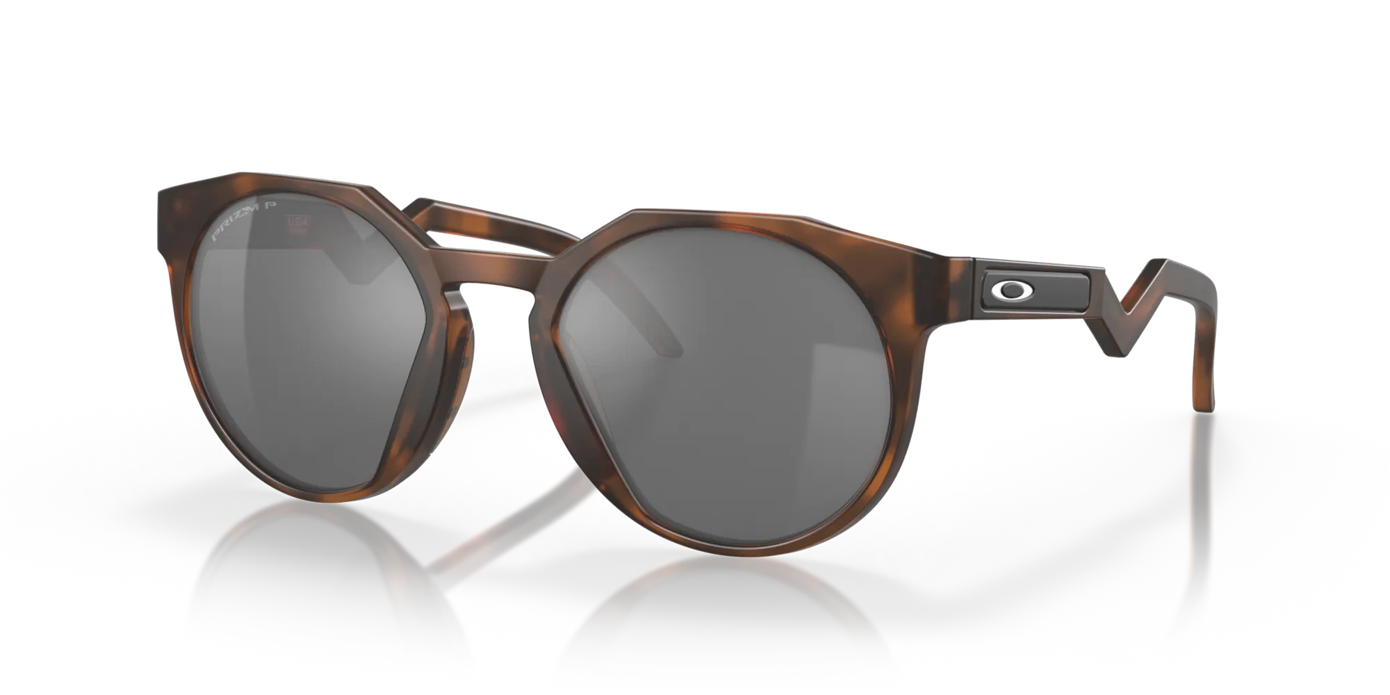 Oakley Sunglasses HSTN (A) Matte Brown Tortoise/Prizm Black Polarized OO9464A-05