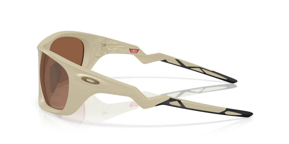 Oakley Okulary przeciwsłoneczne LATERALIS Matte Sand/Tungsten Iridium Polarized OO9431-05