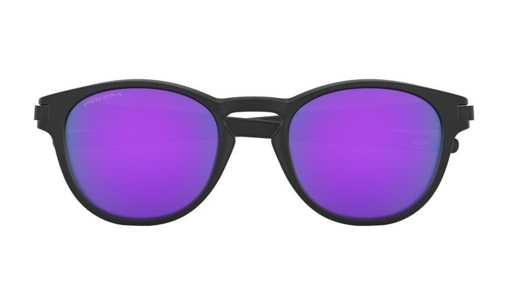 Oakley Sunglasses LATCH Matte Black/Prizm Violet OO9265-55