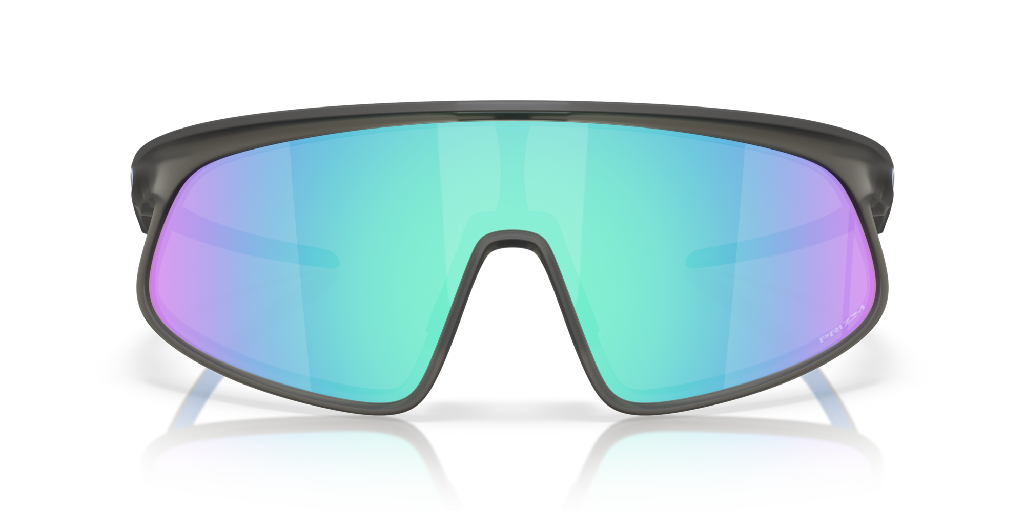 Oakley Okulary przeciwsłoneczne RSLV Matte Grey Smoke / Prizm Sapphire OO9484D-03