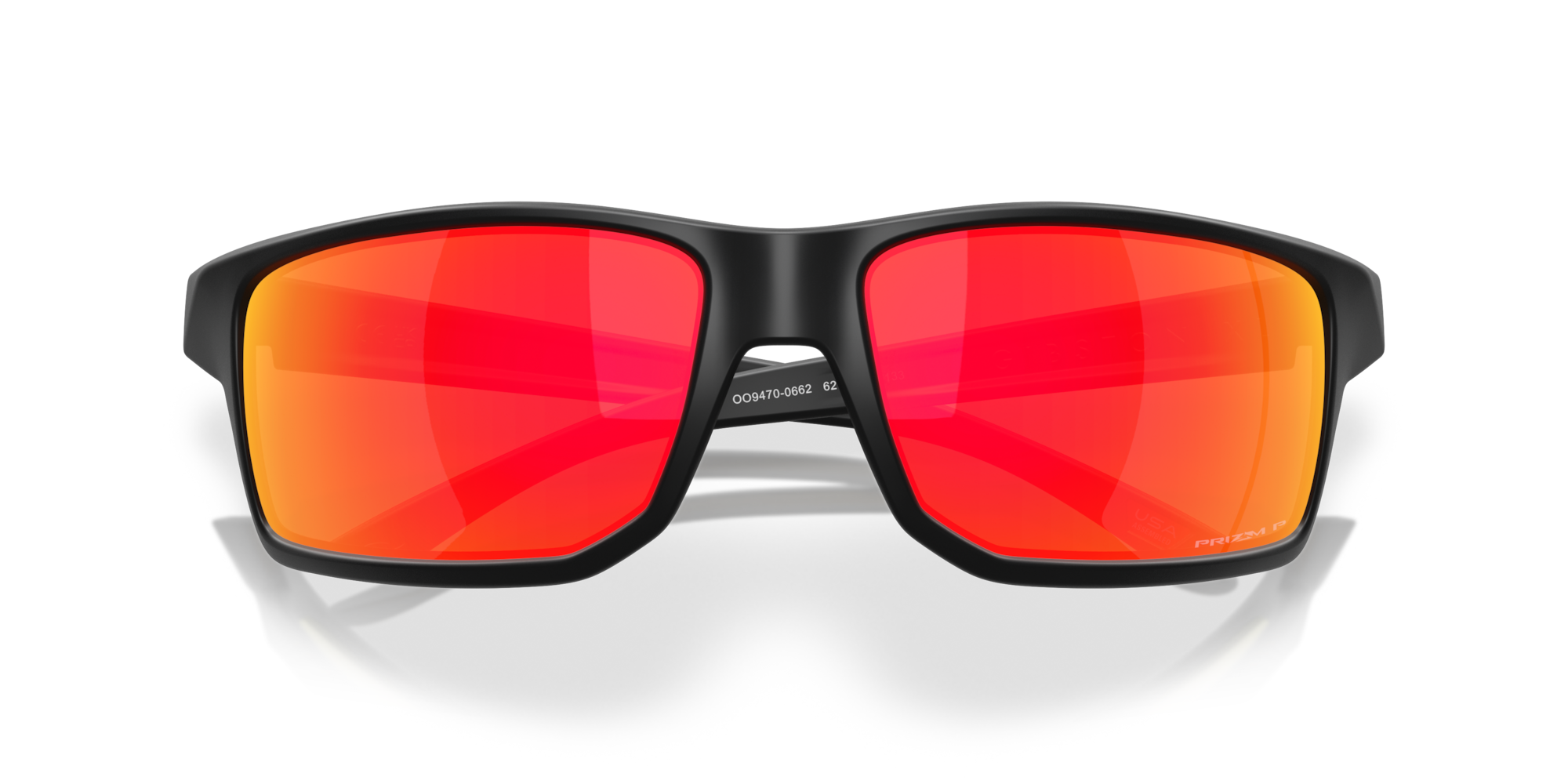 Oakley Okulary przeciwsłoneczne GIBSTON XL Matte Black / Prizm Ruby Polarized OO9470-06