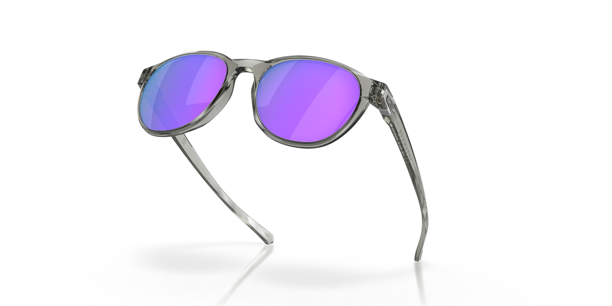 Oakley Okulary przeciwsłoneczne Reedmace Grey Ink, Prizm Violet OO9126-07