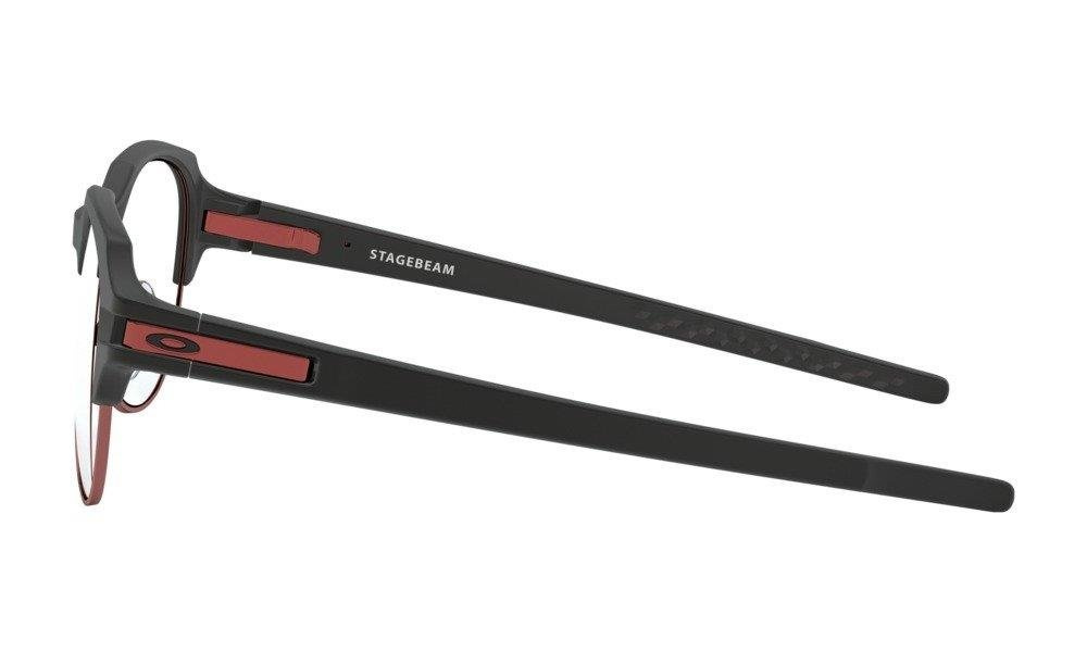 Oakley Optical Frame STAGEBEAM Satin Black/Brick Red OX8148-05