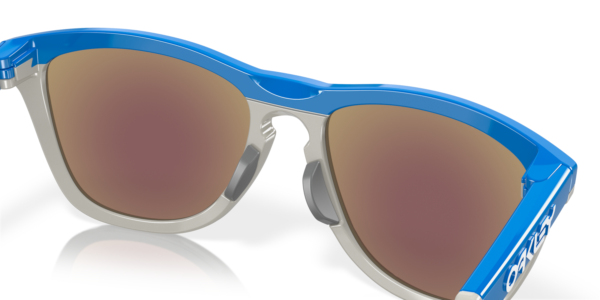 Oakley Okulary przeciwsłoneczne FROGSKINS HYBRID Primary Blue/Cool Grey/Prizm Sapphire OO9289-03