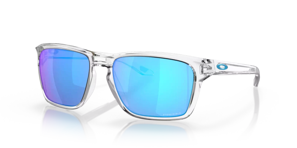 Oakley Sunglasses Sylas Polished Clear, Prizm Sapphire OO9448-04