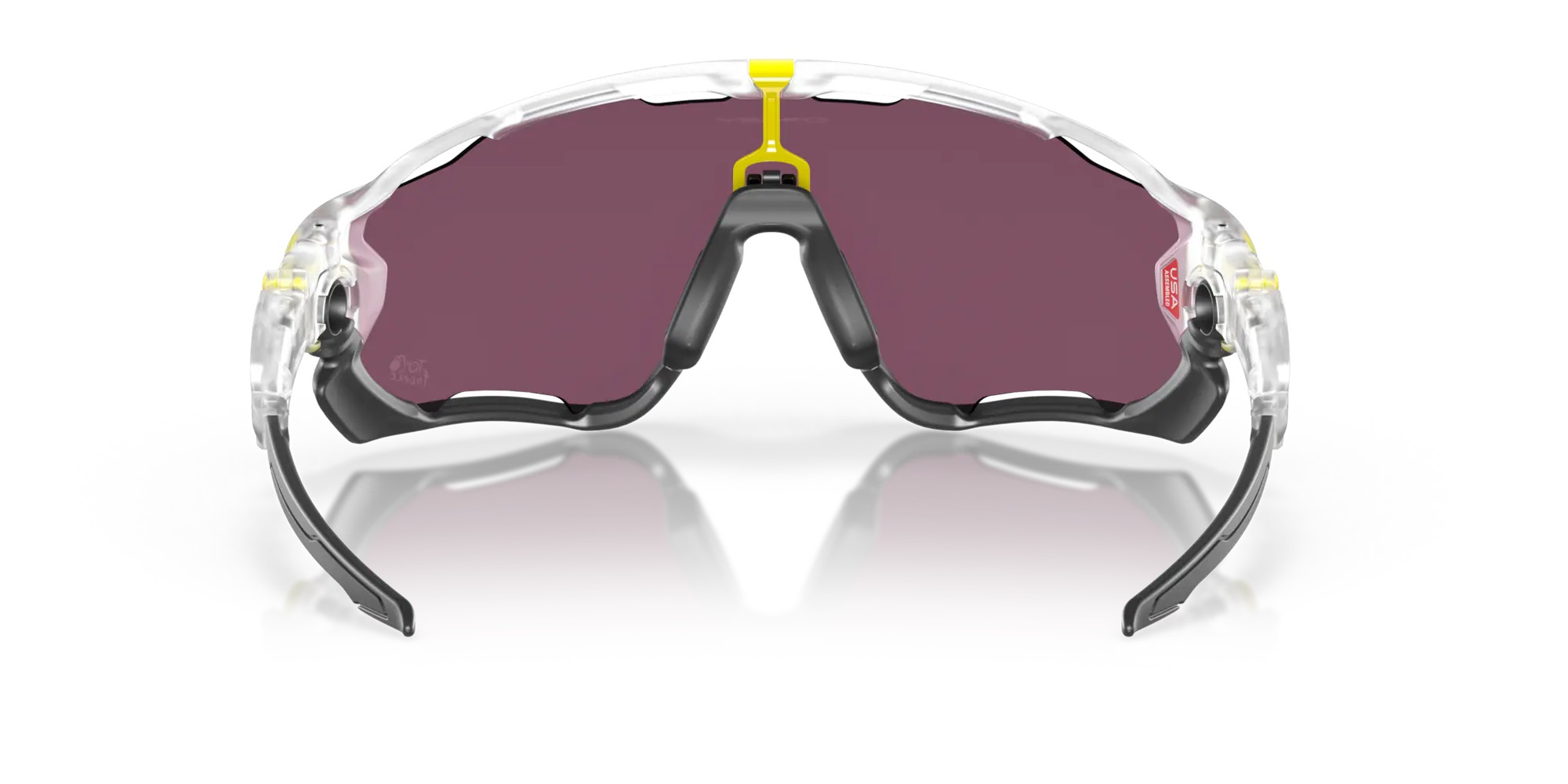 Oakley Okulary przeciwsłoneczne JAWBREAKER Tour de France 2022 Matte Clear/Prizm Road Black OO9290-72