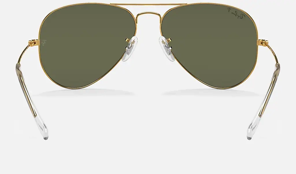 Ray-Ban Okulary przeciwsłoneczne z polaryzacją AVIATOR LARGE METAL RB3025 - 001/58