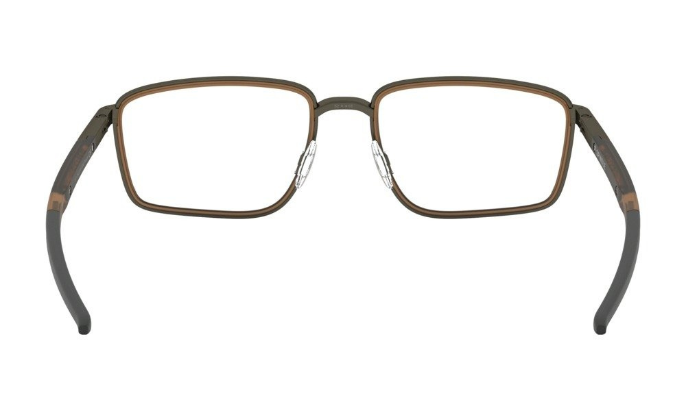 Oakley Optical Frame SPINDLE Pewter/Matte Dark Brown/Clear OX3235-03