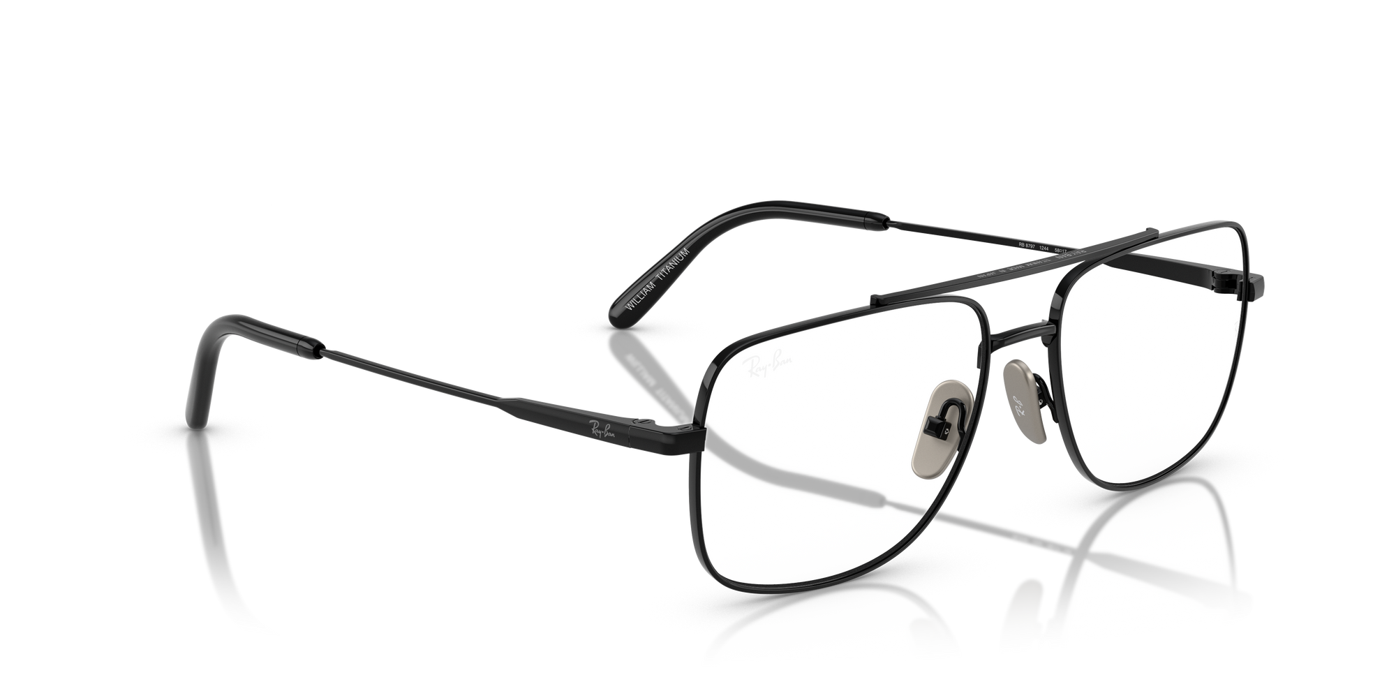 Ray-Ban Okulary korekcyjne WILLIAM TITANIUM RX8797-1244