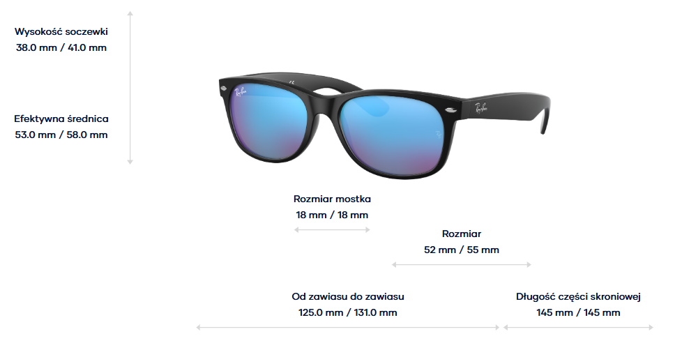 Ray-Ban Sunglasses NEW WAYFARER RB2132 - 622/17