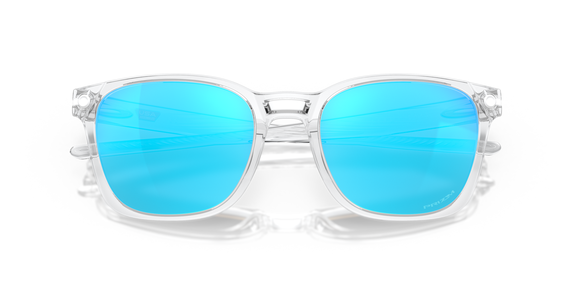 Oakley Okulary przeciwsłoneczne OJECTOR Polished Clear/Prizm Sapphire OO9018-02