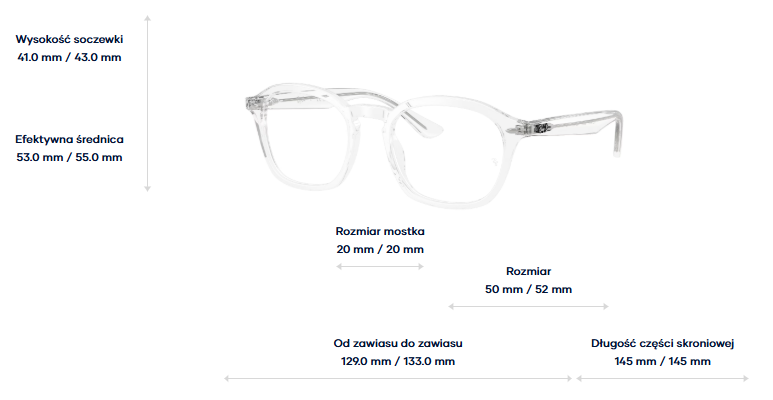 Ray-Ban Okulary korekcyjne RX5451-2001