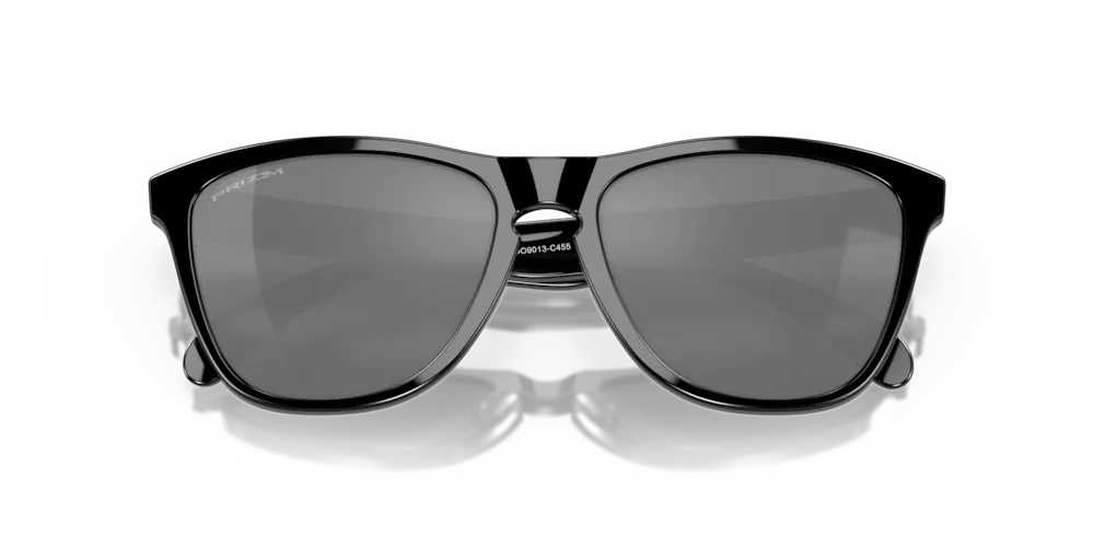 Oakley Okulary przeciwsłoneczne FROGSKINS Polished Black / Prizm Black OO9013-C4