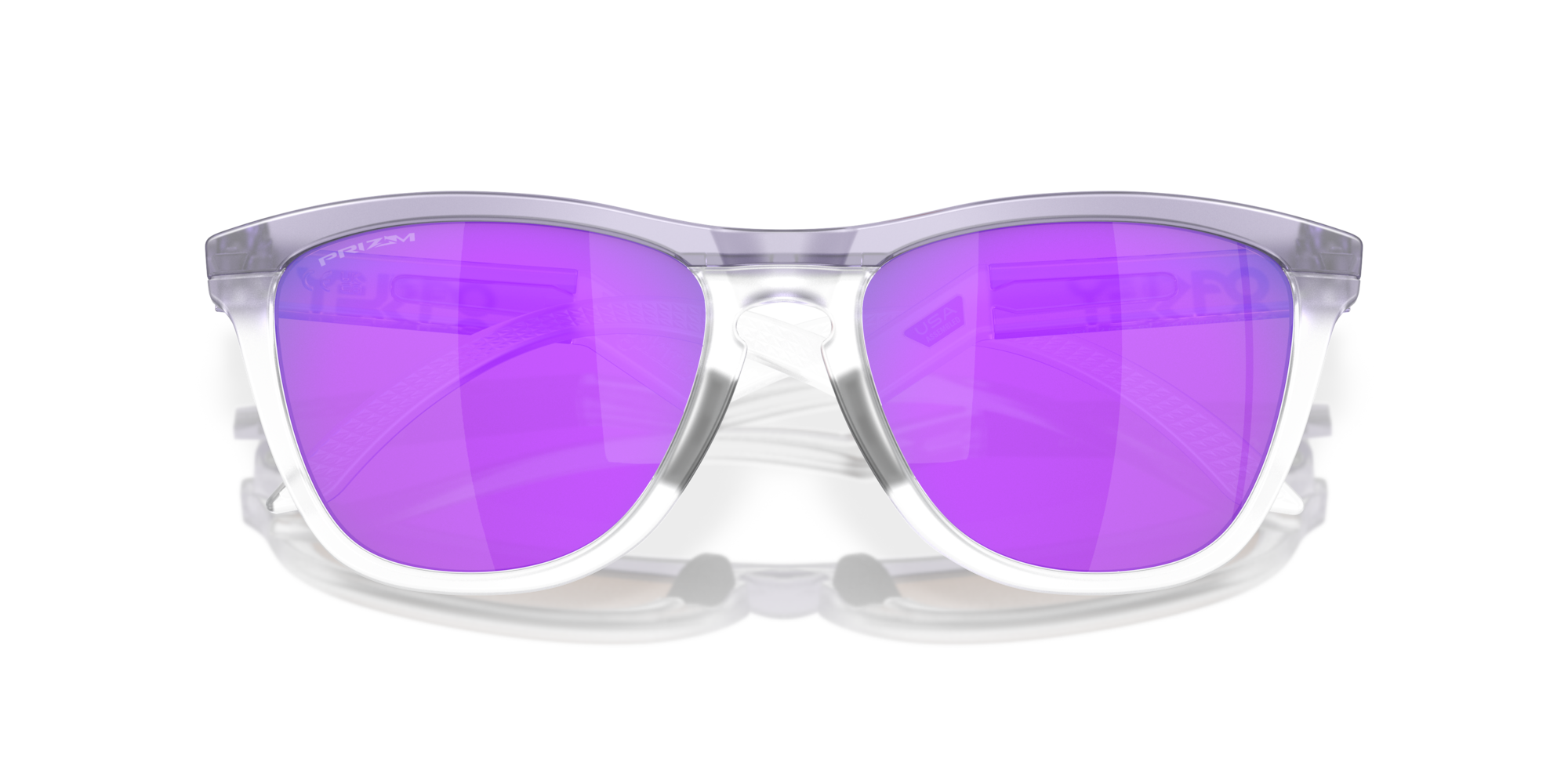 Oakley Okulary przeciwsłoneczne FROGSKINS HYBRID Matte Lilac/Matte Clear/Prizm Violet OO9289-01