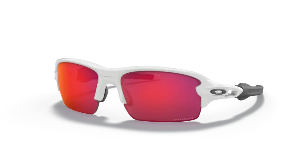Oakley Okulary przeciwsłoneczne Dziecięce FLAK XS Polished White/Prizm Field OJ9005-04