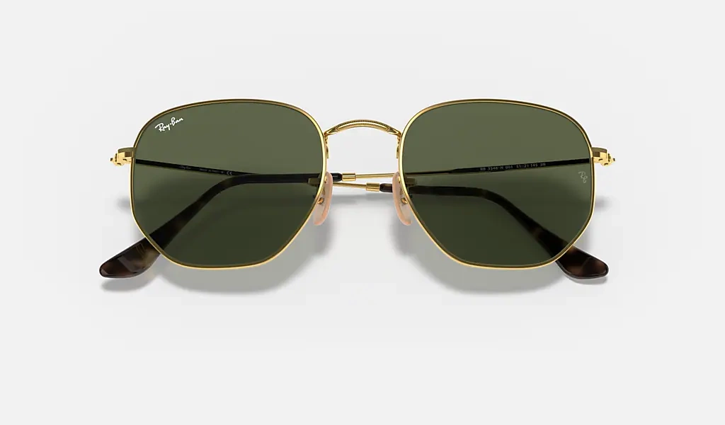 Ray-Ban Okulary przeciwsłoneczne HEXAGONAL FLAT LENSES RB3548N - 001