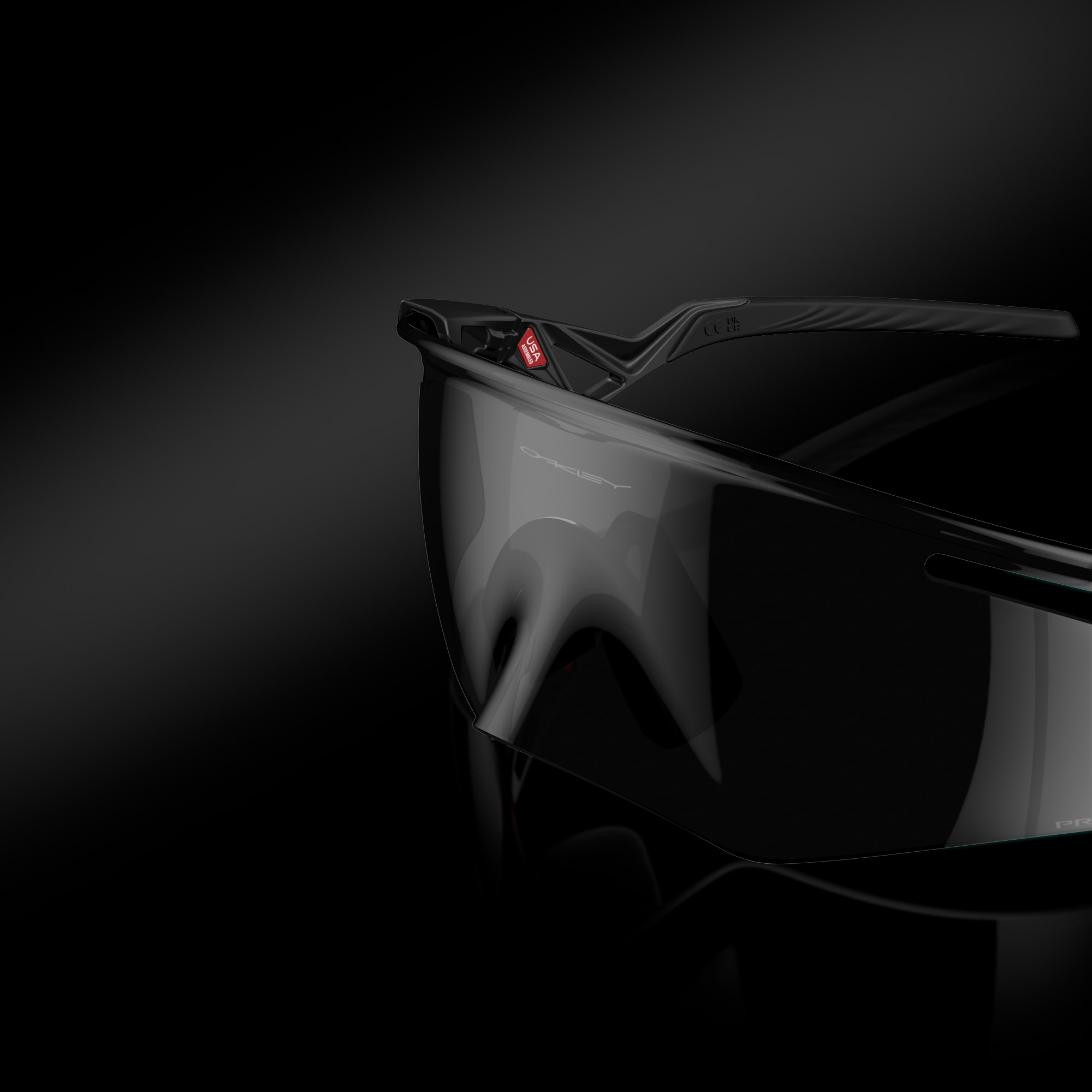 Oakley Okulary przeciwsłoneczne Matte black/Prizm black QNTM KATO OO9481D-01