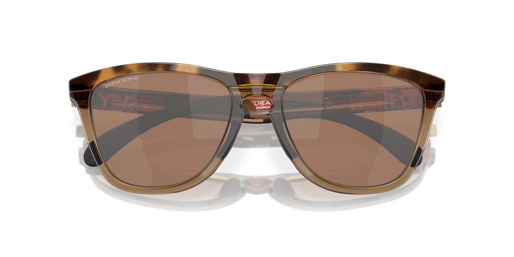 Oakley Sunglasses FROGSKINS RANGE Brown Tortoise/Brown Smoke/Prizm Tungsten Polarized OO9284-07