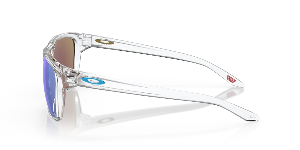 Oakley Okulary przeciwsłoneczne Sylas Polished Clear, Prizm Sapphire OO9448-04