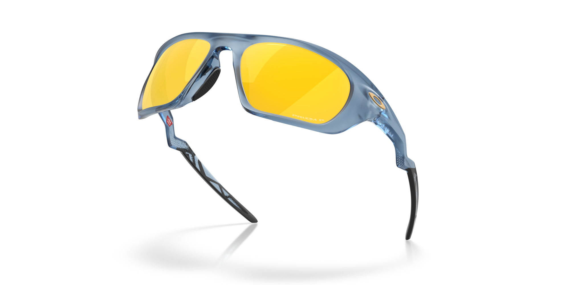 Oakley Okulary przeciwsłoneczne Lateralis Matte Transparent Abyss / Prizm 24k Polarized OO9431-15
