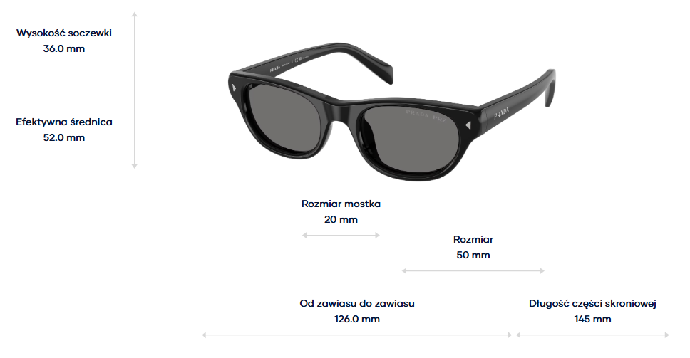 Prada Okulary przeciwsłoneczne PR C08S-16K90T