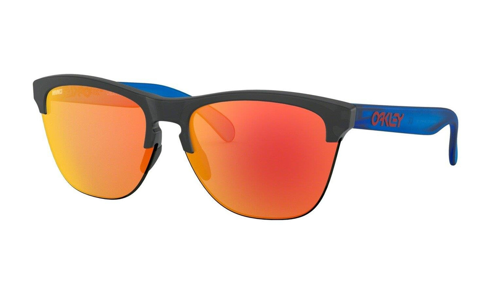Oakley Okulary przeciwsłoneczne FROGSKINS Lite Maverick Vinales Signature Series Matte Black Ink/Prizm Ruby OO9374-27