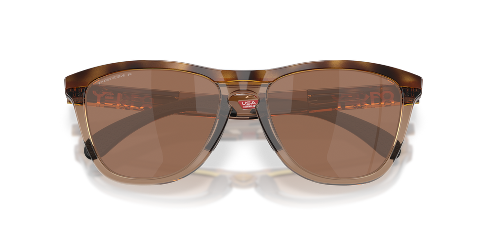 Oakley Okulary przeciwsłoneczne Frogskins Range XL Brown Tortoise/Brown Smoke / Prizm Tungsten Polarized OO9503-02