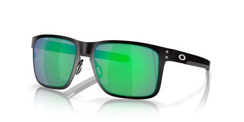 Oakley Sunglasses HOLBROOK™ METAL Matte Black / Jade Iridium OO4123-04