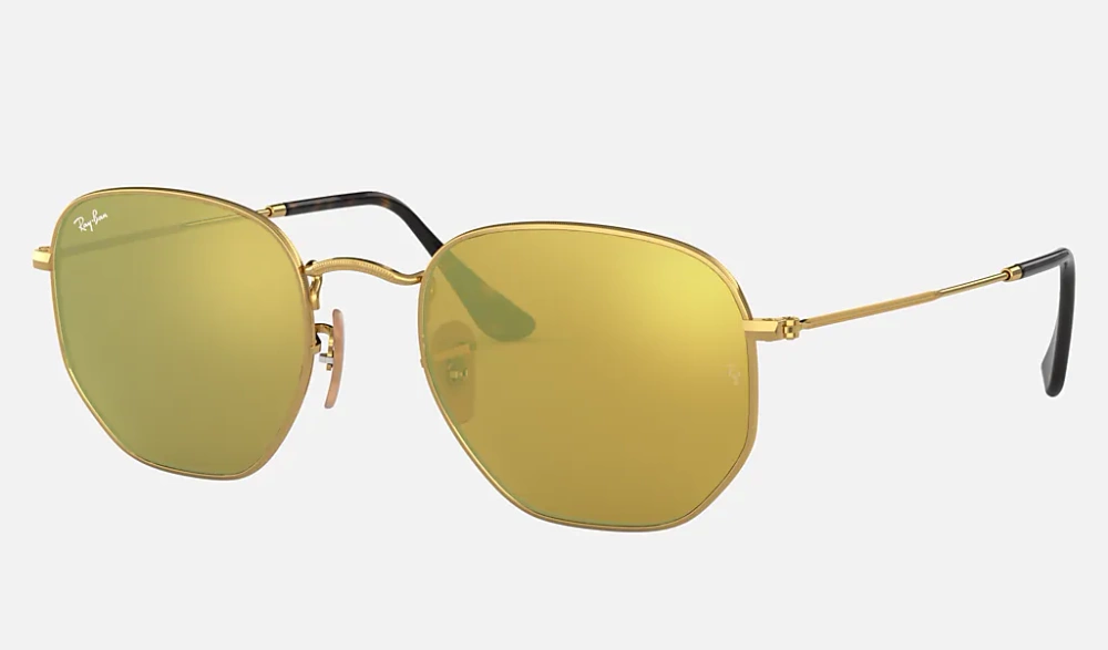 Ray-Ban Okulary HEXAGONAL FLAT LENSES RB3548N - 001/93