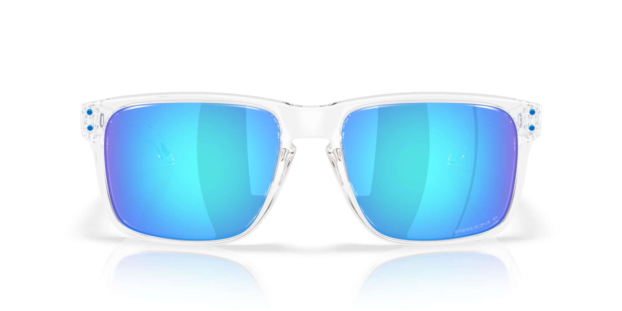 Oakley Okulary przeciwsłoneczne HOLBROOK XXL Polished clear / Prizm sapphire polarized OO9487-07