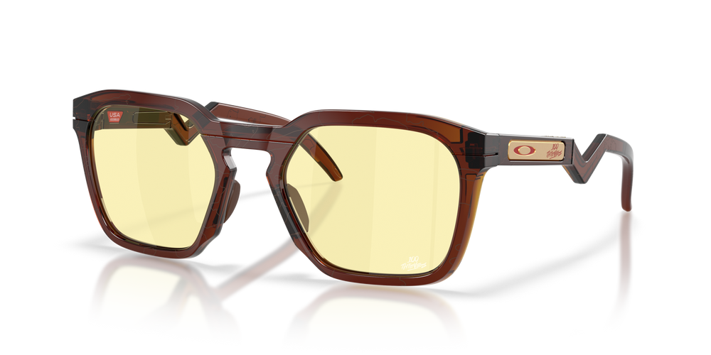 Oakley Okulary przeciwsłoneczne HSTN SQ 100 Thieves Collection Dark Amber / Prizm Gaming™ 2.0 OO9533-10