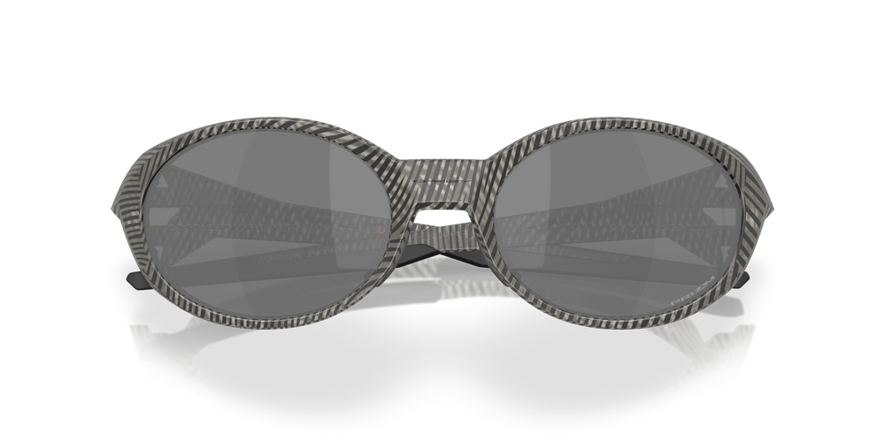 Oakley Okulary przeciwsłoneczne EYEJACKET REDUX Matt grey ink fingerprint / Prizm black OO9438-27