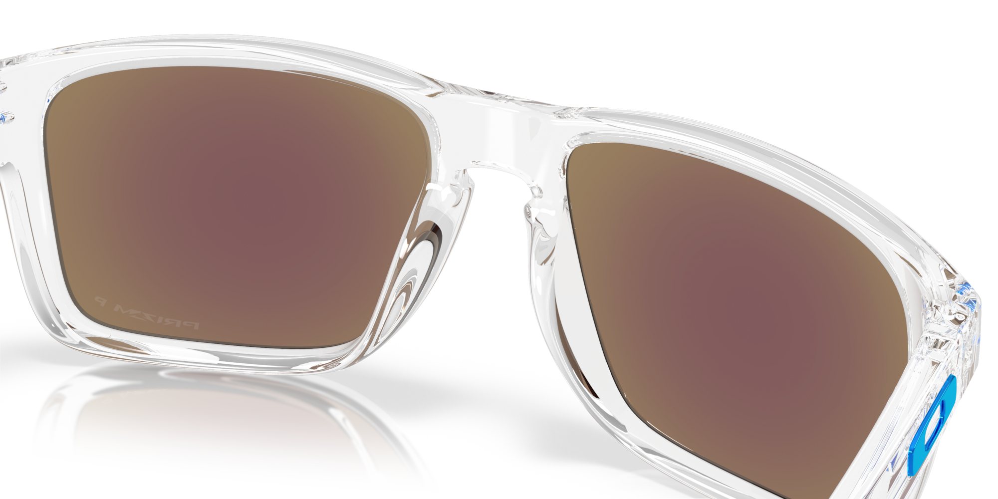 Oakley Okulary przeciwsłoneczne HOLBROOK XXL Polished clear / Prizm sapphire polarized OO9487-07