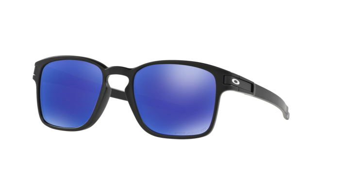 Oakley Okulary przeciwsłoneczne LATCH SQ Matte Black/Violet Iridium Polarized OO9353-04