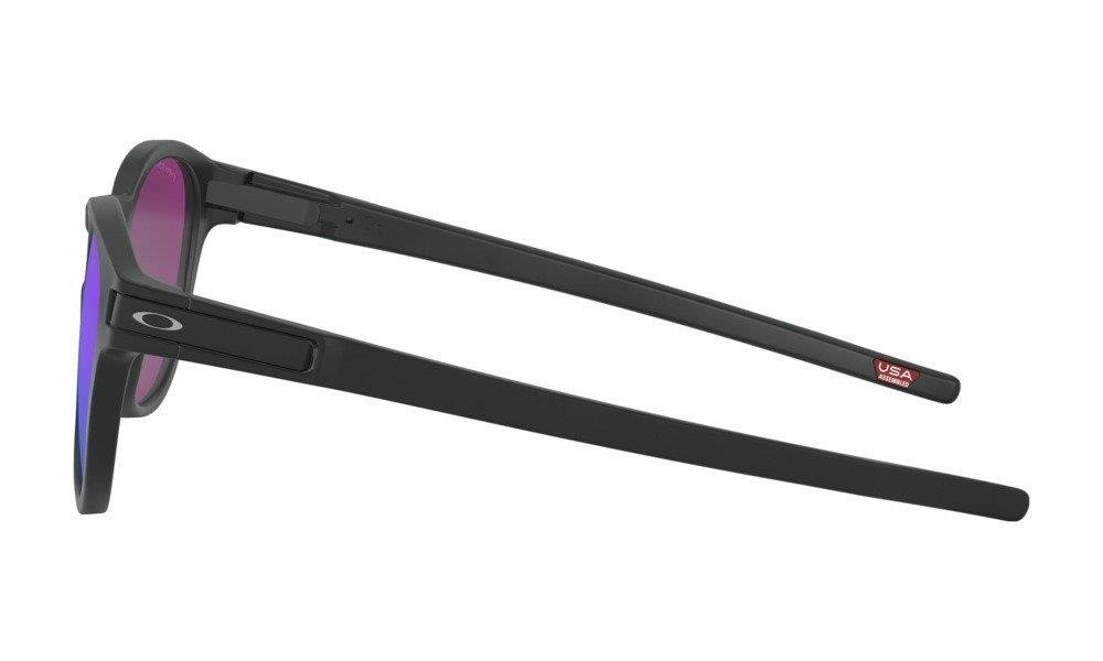 Oakley Sunglasses LATCH Matte Black/Prizm Violet OO9265-55
