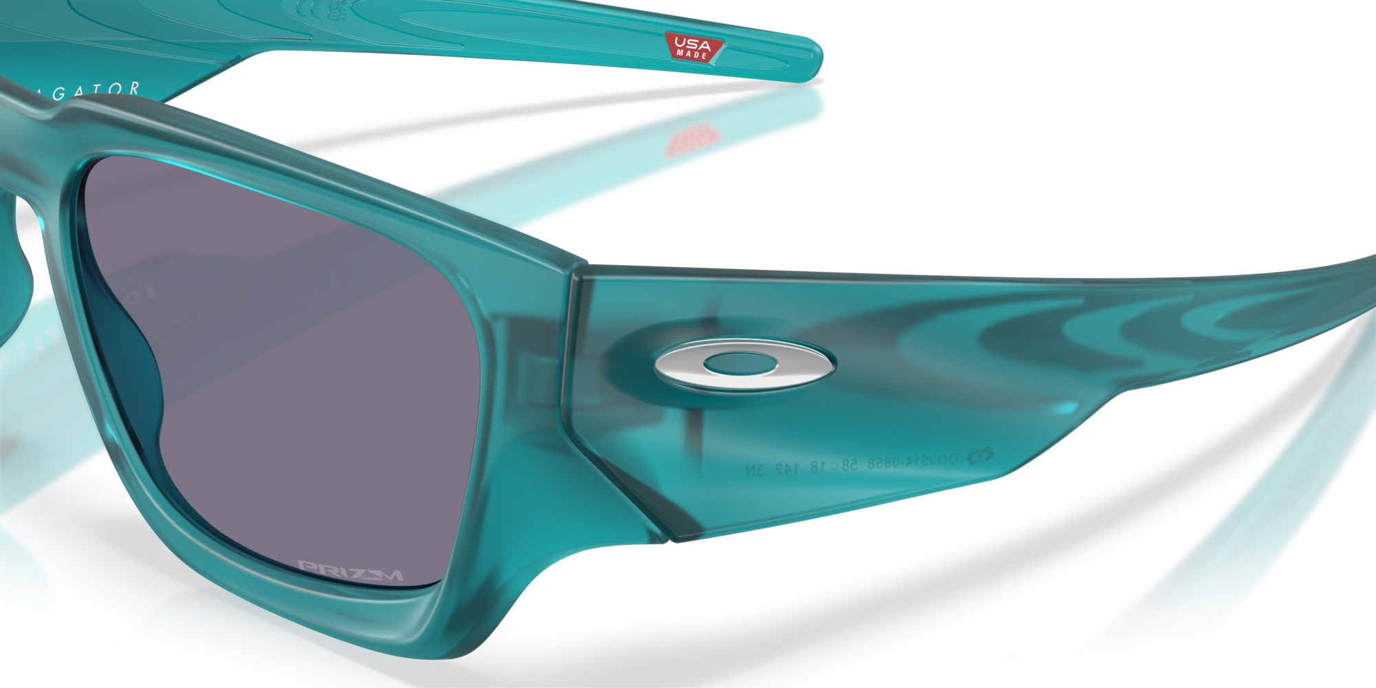 Oakley Okulary przeciwsłoneczne Instagator Matte Transparent Artic Surf / Prizm Grey OO9514-08