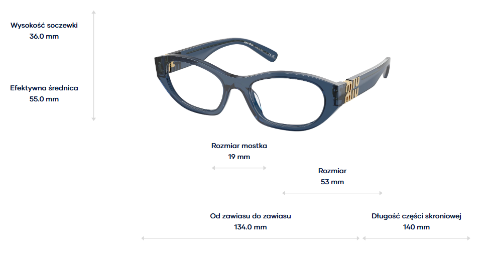 Miu Miu Optical frame MU 03WV-08Q1O1