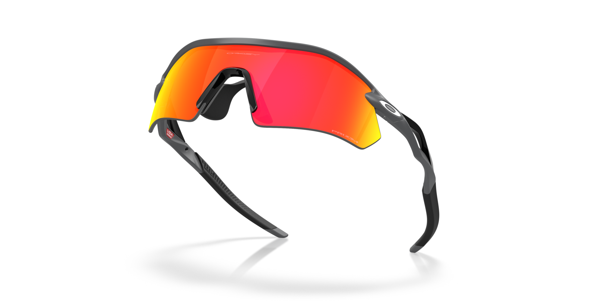Oakley Okulary przeciwsłoneczne RADAR PLATE Matte Carbon / Prizm Ruby OO9495D-03