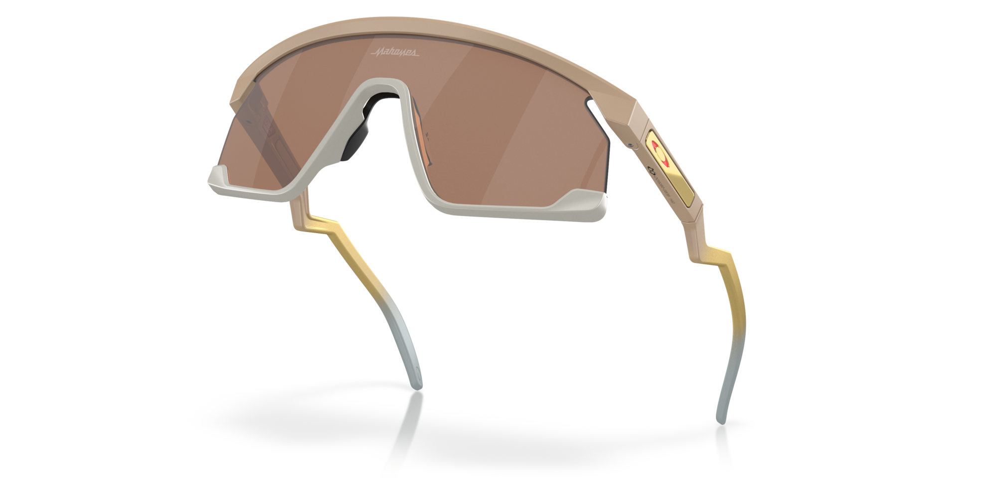 Oakley Okulary przeciwsłoneczne BXTR Patrick Mahomes II Collection Matte Terrain Tan/Prizm Tungsten OO9280-08
