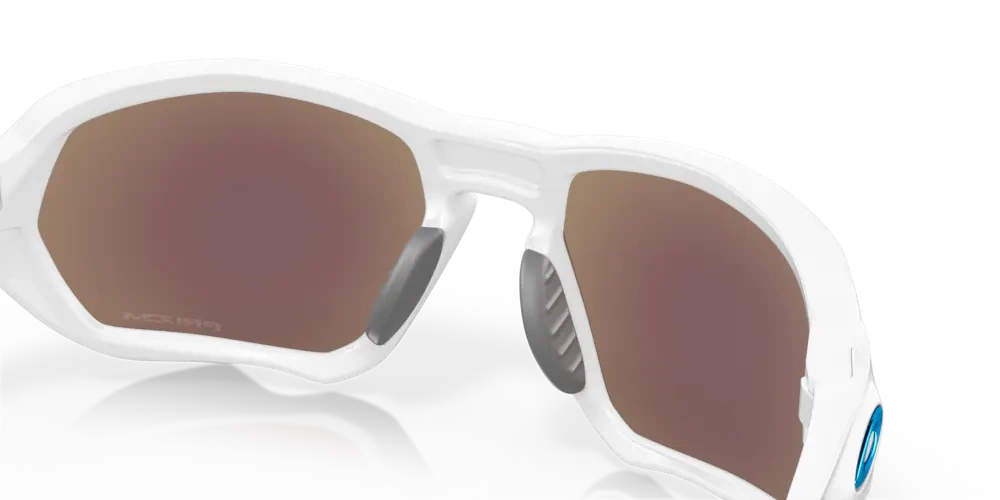 Oakley Sunglasses PLAZMA Matte White, Prizm Sapphire OO9019-10