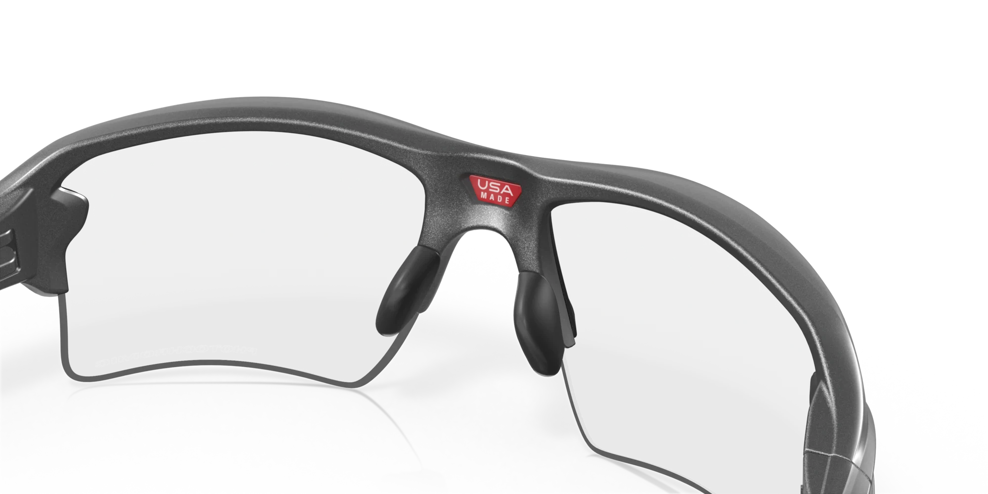 Oakley Okulary Przeciwsłoneczne Ochronne FLAK 2.0 XL Steel/Black Iridium Photochromic Activated OO9188-16