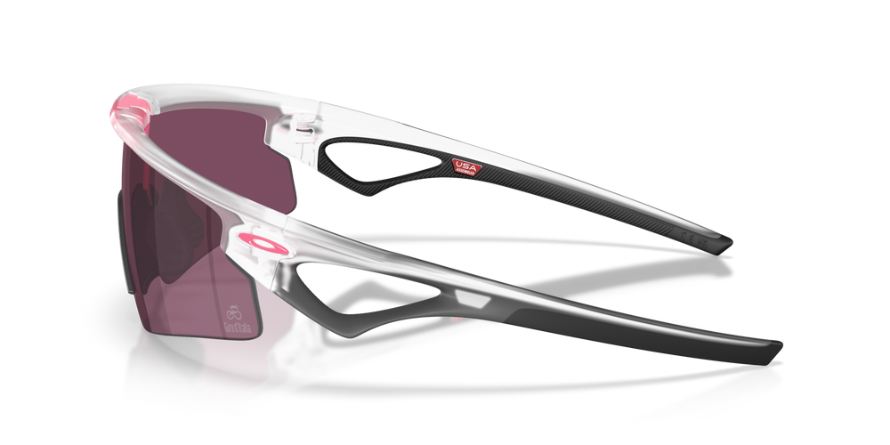 Oakley Okulary przeciwsłoneczne SPHAERA STRIKE Giro d'Italia Matte Clear / Prizm Black OO9531-10