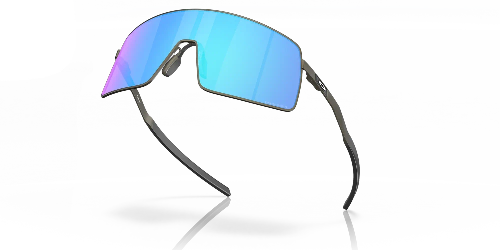 Oakley Sunglasses Sutro TI Satin Lead, Prizm Sapphire OO6013-04