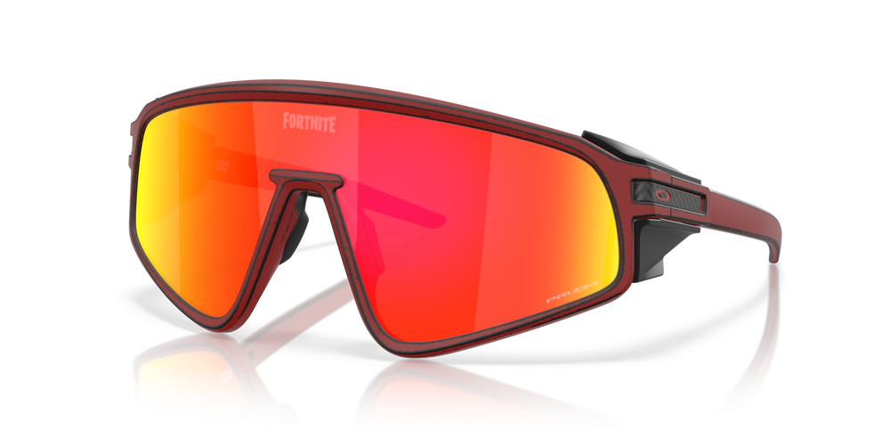 Oakley Okulary przeciwsłoneczne Latch Panel Raceworn Red Knight / Prizm Ruby OO9404-23