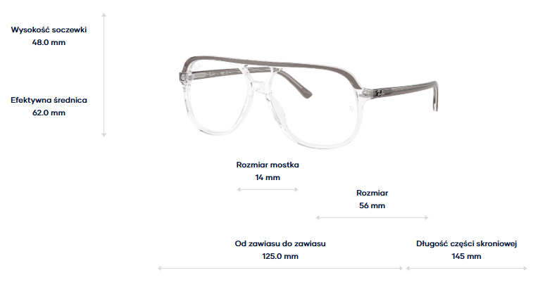 Ray-Ban Okulary korekcyjne RX5698-8111