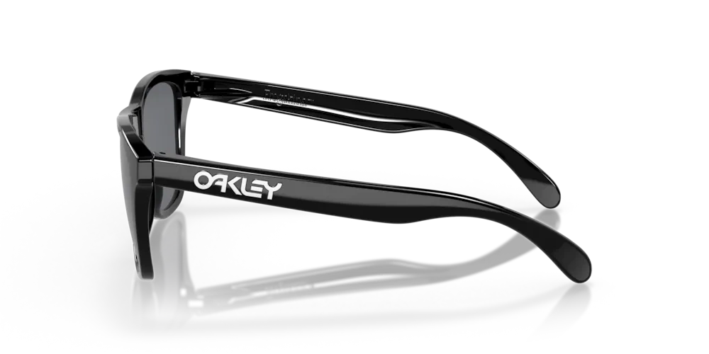 Oakley Sunglasses  Frogskins Polished Black/Grey 24-306