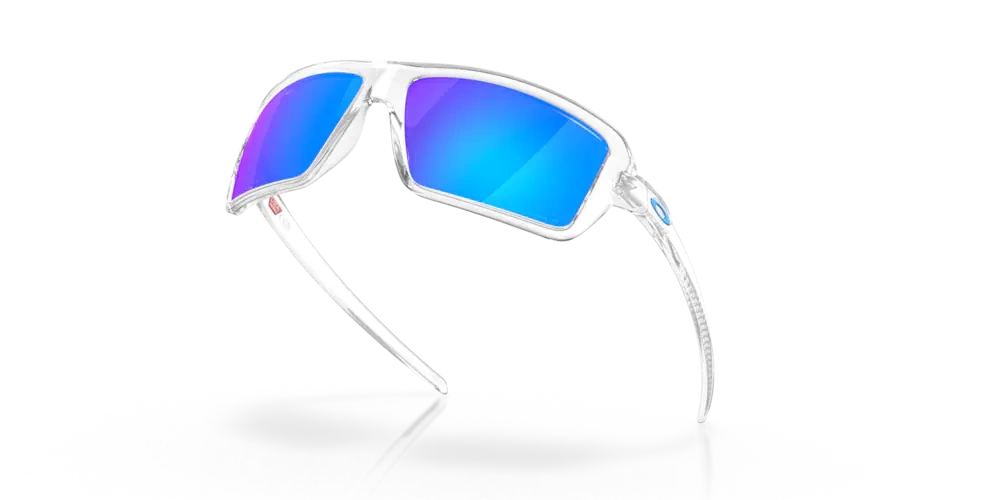 Oakley Okulary przeciwsłoneczne CABLES OO9129-05 Polished Clear, Prizm Sapphire Polarized