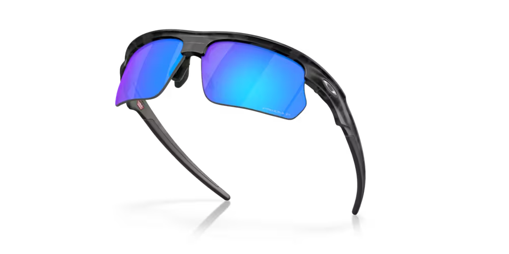Oakley Sunglasses BISPHAERA Matte Grey Camo / Prizm Sapphire Polarized OO9400-05