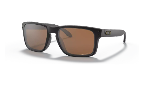 Oakley Sunglasses HOLBROOK Matte Black / Prizm Tungsten Polarized OO9102-D7