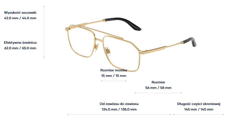 Dolce & Gabbana Okulary korekcyjne DG1364-02